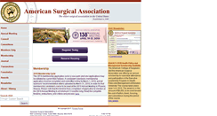Desktop Screenshot of americansurgical.org
