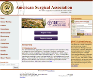 Tablet Screenshot of americansurgical.org